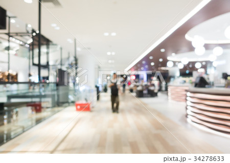 Abstract blur and defocused shopping mall Abstract blur and defocused shopping mall 34278633