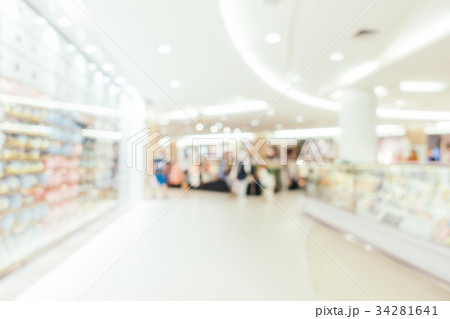 Abstract blur and defocused shopping mall Abstract blur and defocused shopping mall 34281641