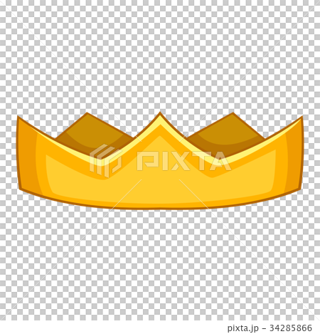 Baron crown icon, cartoon style 34285866