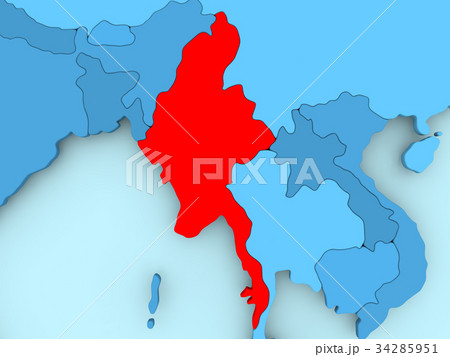 Map of Myanmar Map of Myanmar 34285951