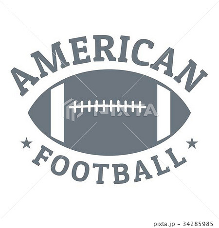 American football logo, simple style American football logo, simple style 34285985