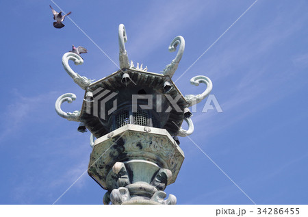 みなと公園の太助灯籠 みなと公園の太助灯籠 34286455