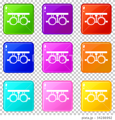 Trial frame for checking patient vision set 9 34286992