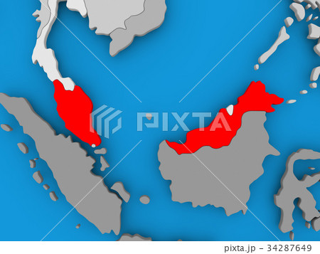 Map of Malaysia 34287649
