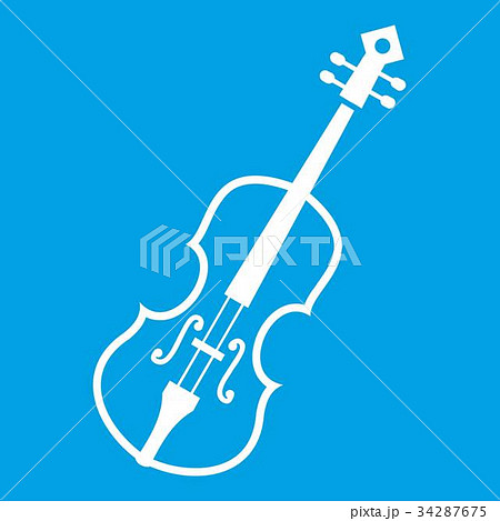 Cello icon white 34287675