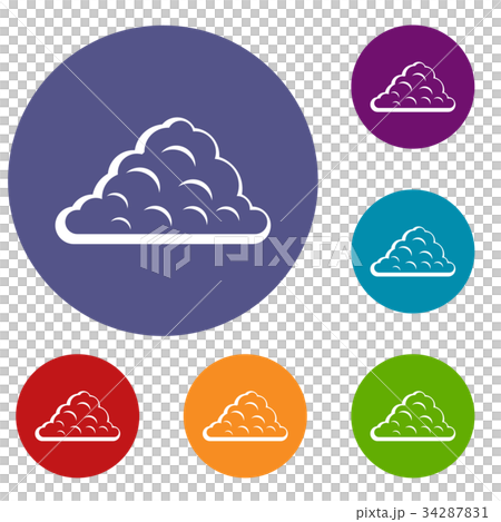 One cloud icons set 34287831