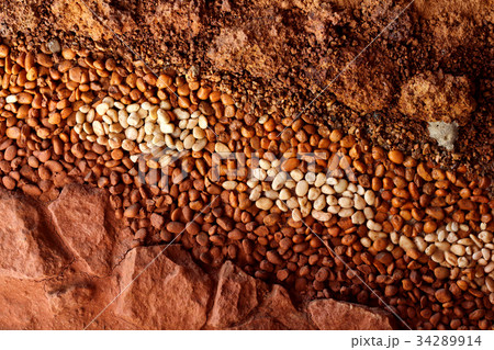 Layer of soil underground background 34289914