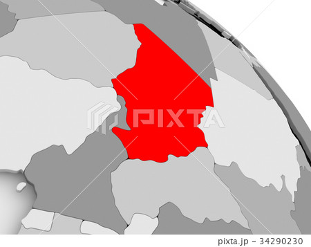 Map of Chad Map of Chad 34290230