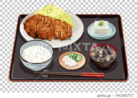 ロースカツ定食2 34290757