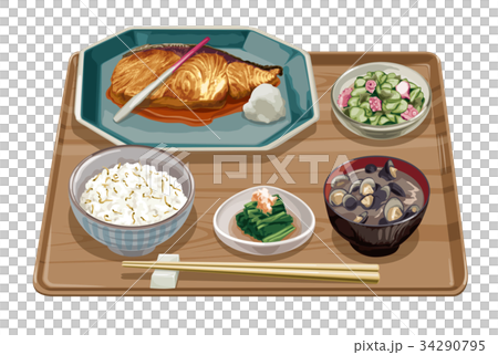 ブリ照り定食2 34290795