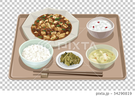 マーボー豆腐定食2 マーボー豆腐定食2 34290819