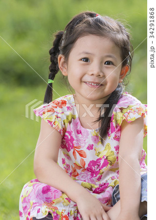 Happy Smile of Cute a Little asian girls. Happy Smile of Cute a Little asian girls. 34291868