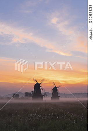 夕焼け 仁川 インチョン 34292853