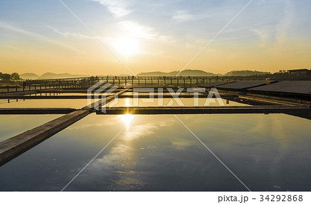 夕焼け 塩田 仁川 34292868