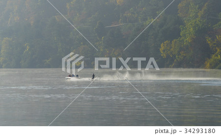 江原道 南怡島 水上スキー 34293180