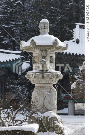 江原道 石灯 五台山 34293710