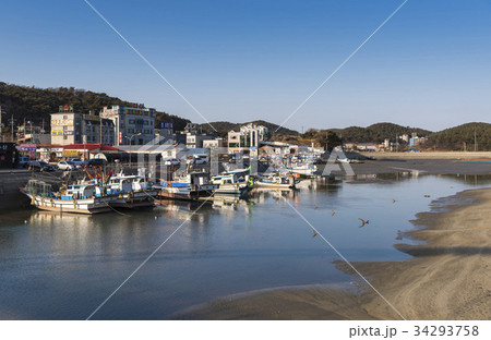 安眠島 漁船 忠南 34293758