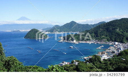 沼津 内浦湾の写真素材