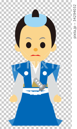 江戸時代　時代劇　武家の男性　裃 34294032