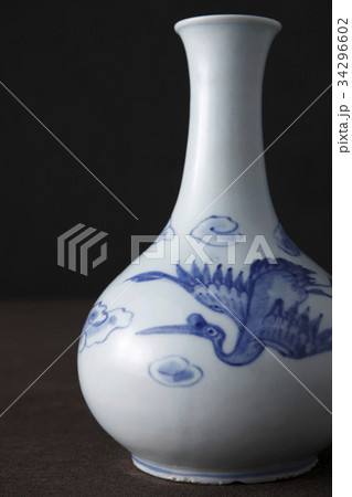 セラミックス 白磁 フラスコ 34296602