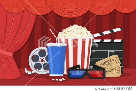 Retro movie set. 34297734