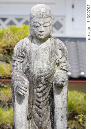 信州の文化財 守屋貞治の祖父 守屋貞七の延命地蔵尊像 半身正面(長野県中川村浄蓮寺) 信州の文化財 守屋貞治の祖父 守屋貞七の延命地蔵尊像 半身正面(長野県中川村浄蓮寺) 34300707