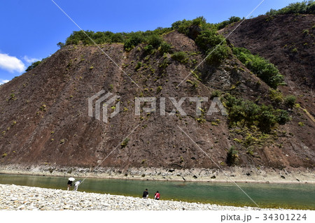 和歌山県　古座川の一枚岩 34301224