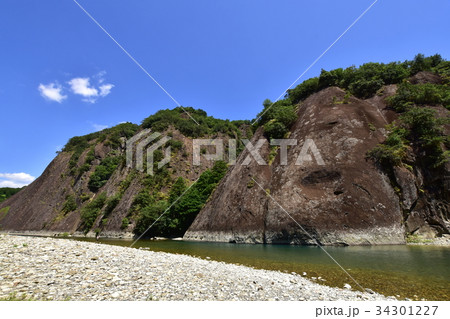 和歌山県 古座川の一枚岩 和歌山県 古座川の一枚岩 34301227