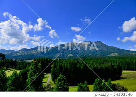 阿蘇　月廻り公園からの眺め 34303340