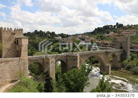 Toledo. Spain. San Martin's Bridge. Toledo. Spain. San Martin's Bridge. 34303370