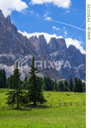 Amazing Dolomite Mountains 34303518