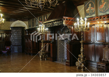 NESVIZH, BELARUS:  Radziwill Castle. 34303657