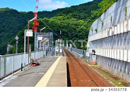 余部鉄橋　空の駅　餘部駅（余部駅）より橋梁を望む（５） 34303778