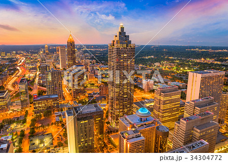 Atlanta, Georgia, USA Skyline 34304772