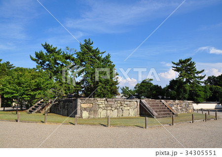 西大寺の東塔跡：奈良 34305551