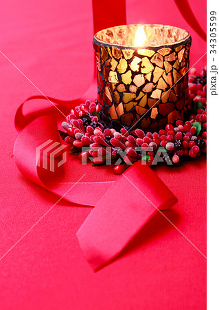 クリスマスキャンドル 34305599