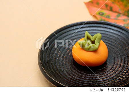 上生菓子・柿 34306745