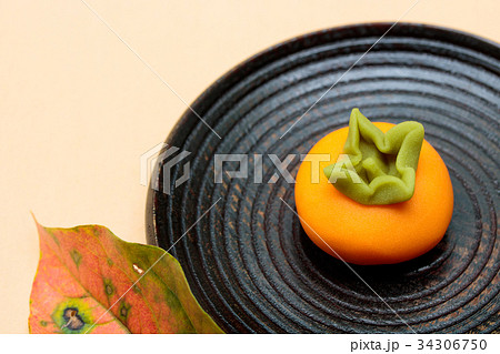 上生菓子・柿 34306750