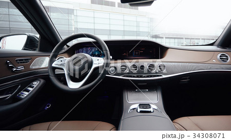 Luxury car Interior Luxury car Interior 34308071