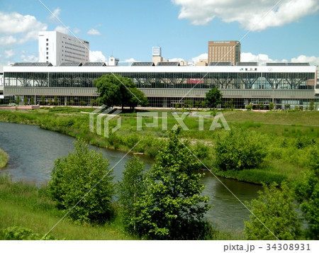 氷点橋から見た旭川駅 34308931