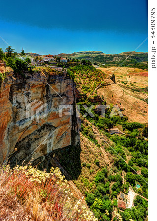 Ronda, Spain, a landscape with the Tajo Gorge 34309795