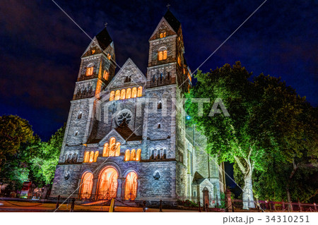 Cityscape with Temple Neuf in Metz 34310251