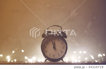 Vintage alarm clock with Fary Lights Vintage alarm clock with Fary Lights 34310719