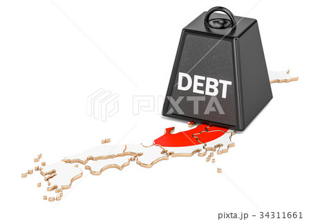 Japanese national debt or budget deficit 34311661