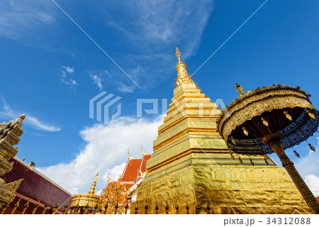 Wat Phra That Cho Hae Temple Wat Phra That Cho Hae Temple 34312088
