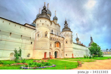 Entrance of Rostov Kremlin, the Golden Ring of Entrance of Rostov Kremlin, the Golden Ring of 34313303