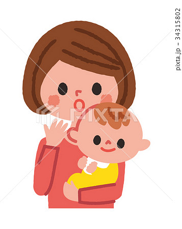 子育て中のママ 驚く 子育て中のママ 驚く 34315802