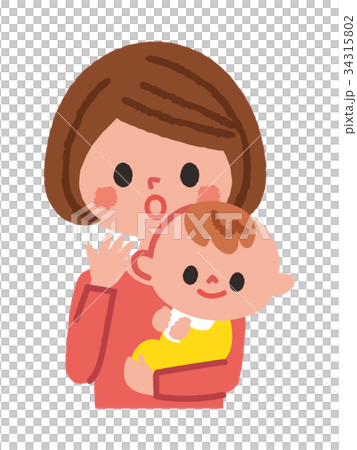 子育て中のママ 驚く 子育て中のママ 驚く 34315802