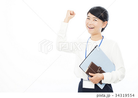 ビジネスウーマン　オフィスカジュアル 34319554