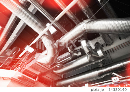 Ventilation pipes of an air condition Ventilation pipes of an air condition 34320140